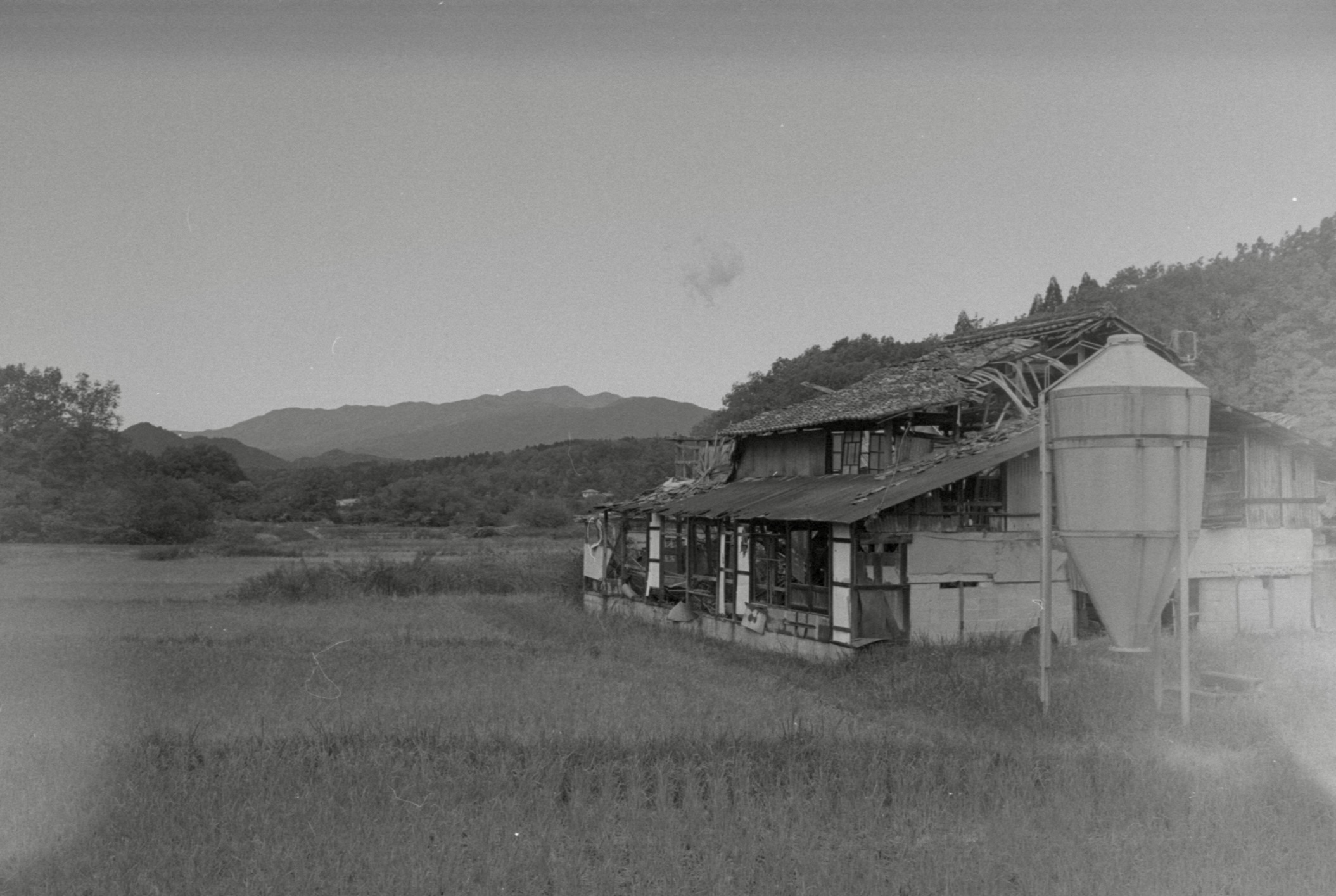 Collapsing house